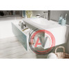 Тумба Milacco 100П 1в.я. Blue marble (верх)