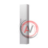 Пенал Amethyst 30П 2Д White L вогнутый