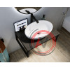 столешница GRUNGE LOFT 100 бетон темно-серый