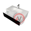 Тумба Milacco 100П 1в.я. Classic Black (верх)