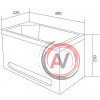 панель с раковиной Tiny XS MINI L