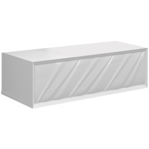 Тумба Glace 100П 1 в.я. White (низ)