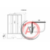 Душ.каб. Niagara Eco E120/80/40L/TN (1200х800х2150) 4 места