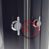 Душ.каб. NG-3504-14BLACK (900х900х2150) средний поддон(26см) стекло МОЗАИКА 4 места