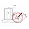 Душ.каб. Niagara Promo P100/40/MT (1000х1000х2150) 4 места